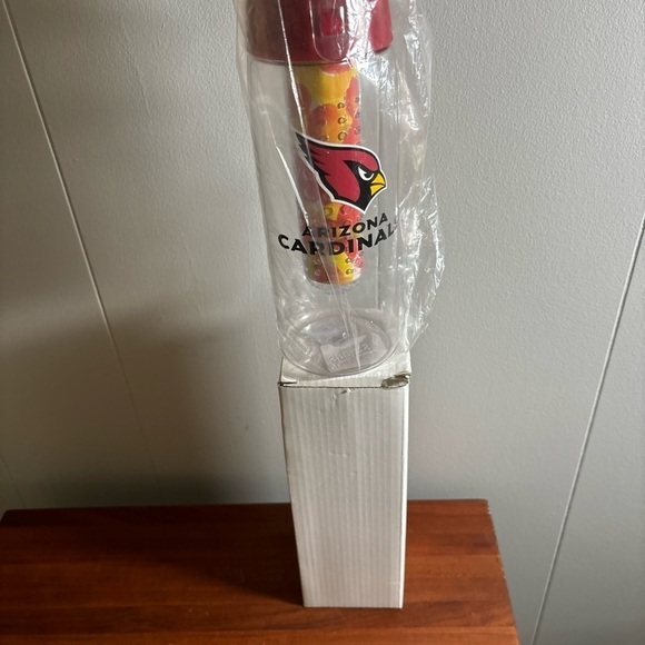 Arizona Cardinals Infuser Water Bottle 20 ounce NFL Official Licensed - Picture 9 of 10